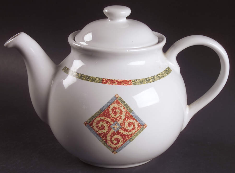 Sand Art (Corelle) Teapot & Lid by Corning Corelle-1