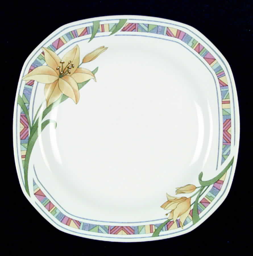 Santa Fe Lily Salad Plate by Corning Corelle-1