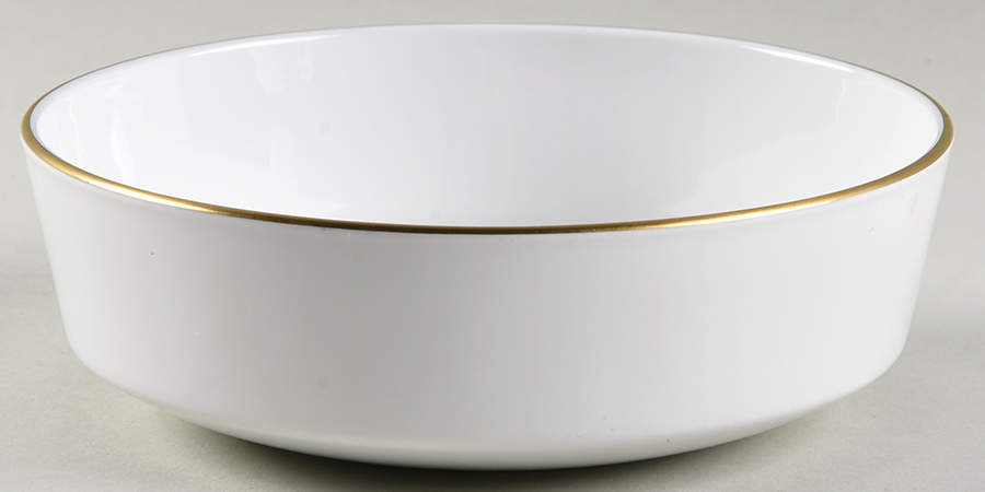 Sculptured Rim (Gold Trim, Pyroceram, Centura) Coupe Soup Bowl by Corning Corelle-1