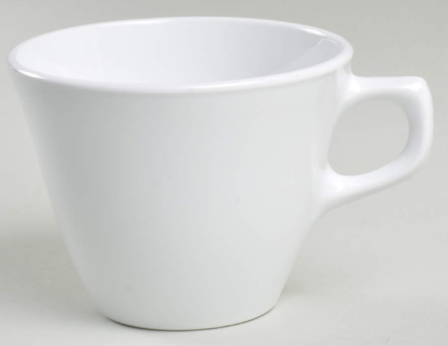 Sculptured Rim (No Trim, Pyroceram) Flat Cup by Corning Corelle-1