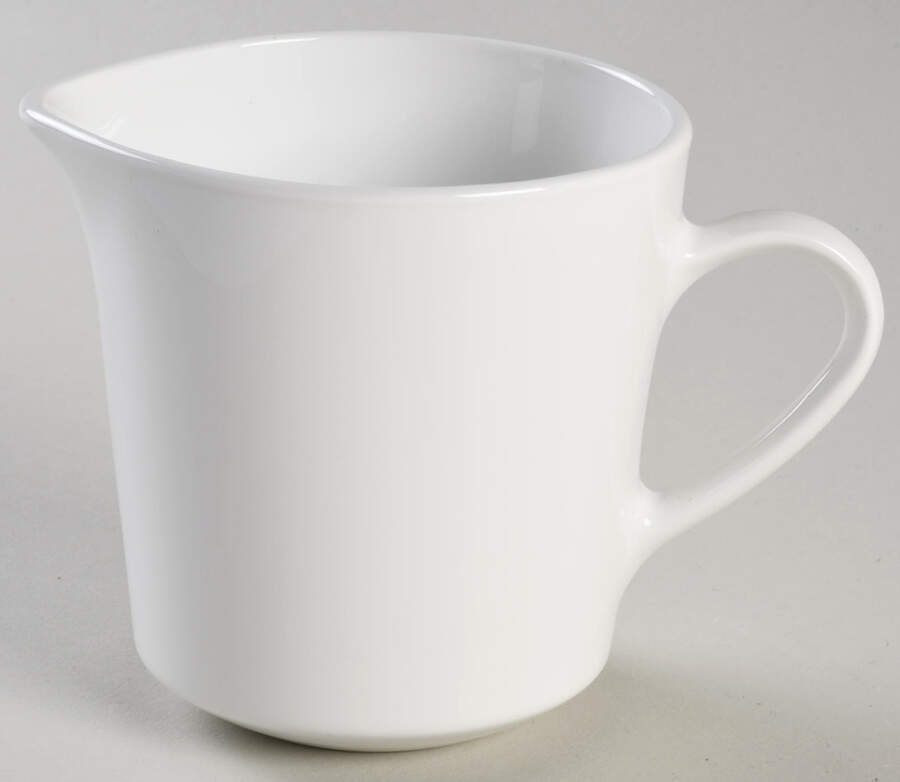 Sculptured Rim (No Trim, Pyroceram) Creamer by Corning Corelle-1