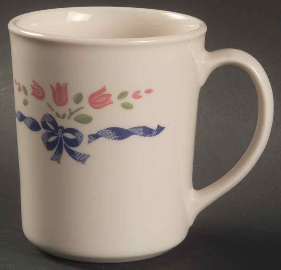 Sentimental Ribbons (Corelle) Mug by Corning Corelle-1