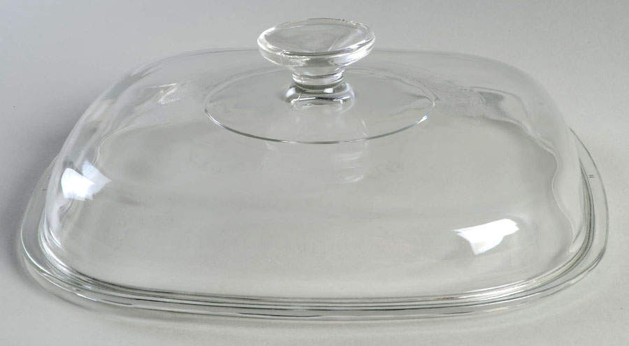 Shadow Iris (Corelle) Glass Lid for 5 Quart Square Casserole by Corning Corelle-1