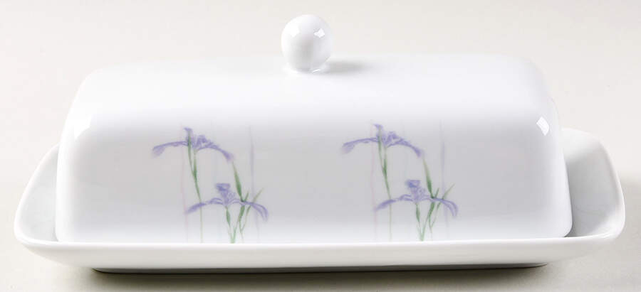 Shadow Iris (Corelle) 1/4 Lb Covered Butter by Corning Corelle-1