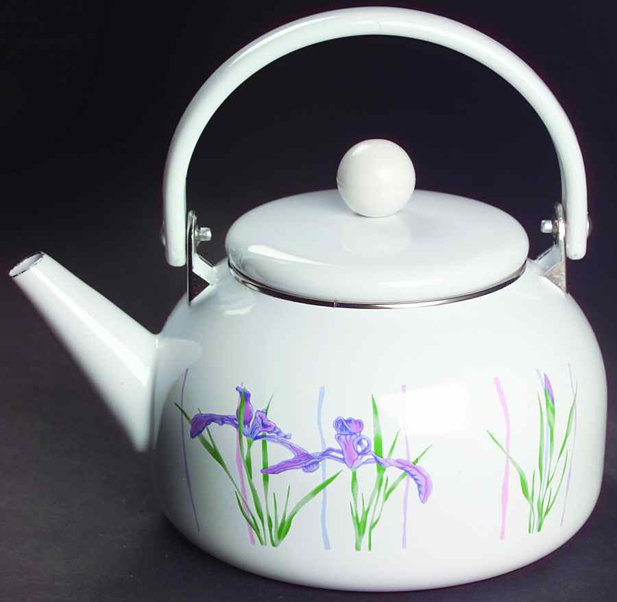 Shadow Iris (Corelle) Metal Kettle & Lid by Corning Corelle-1