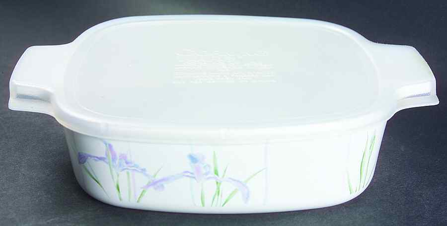 Shadow Iris (Corelle) 1 Quart Square Casserole with Lid by Corning Corelle-1