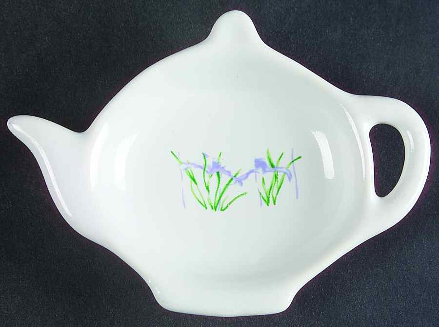 Shadow Iris (Corelle) Tea Bag Holder by Corning Corelle-1