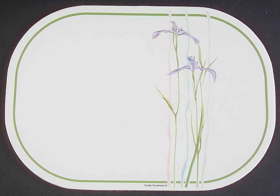 Shadow Iris (Corelle) Cork Back Hot Mat by Corning Corelle-1