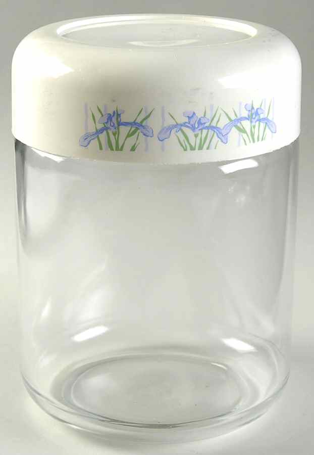 Shadow Iris (Corelle) 6" Glassware Storage Jar & Lid by Corning Corelle-1