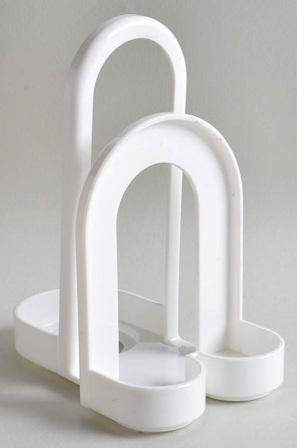 Shadow Iris (Corelle) Plastic Napkin & Shaker Holder by Corning Corelle-1
