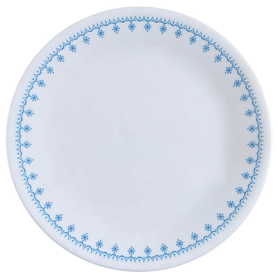 Snowflake Blue (Corelle) Salad Plate by Corning Corelle-1