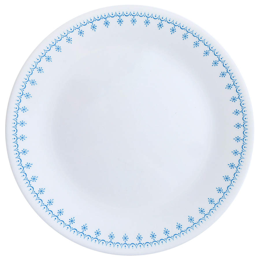 Snowflake Blue (Corelle) Dinner Plate by Corning Corelle-1