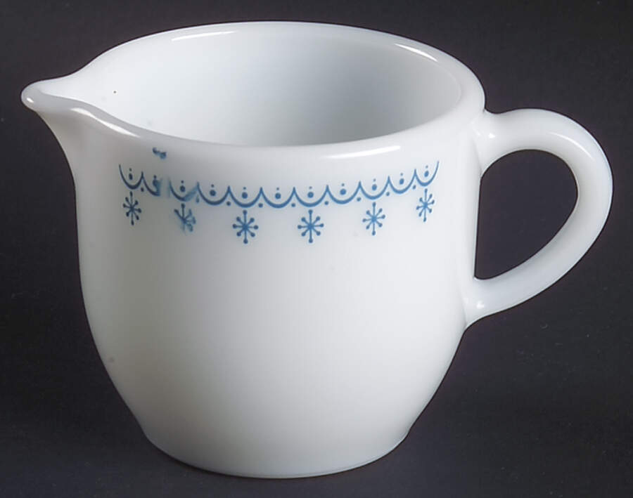 Snowflake Blue (Corelle) Mini Creamer by Corning Corelle-1