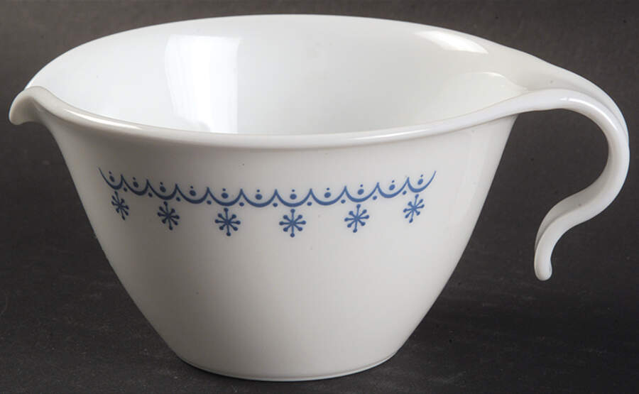 Snowflake Blue (Corelle) Creamer by Corning Corelle-1