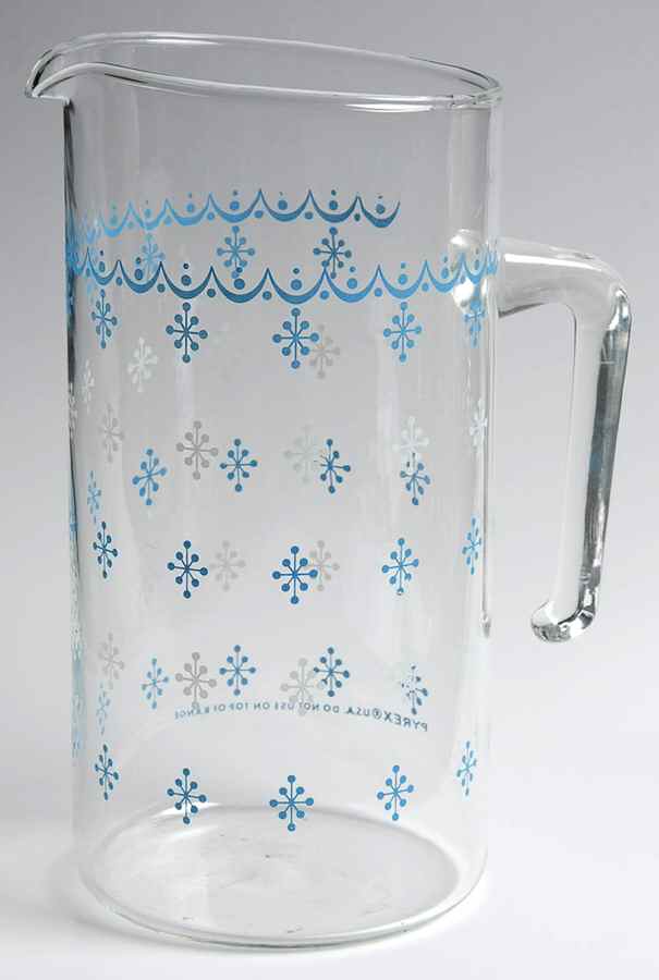Snowflake Blue (Corelle) 44 Oz Glassware Pitcher by Corning Corelle-1