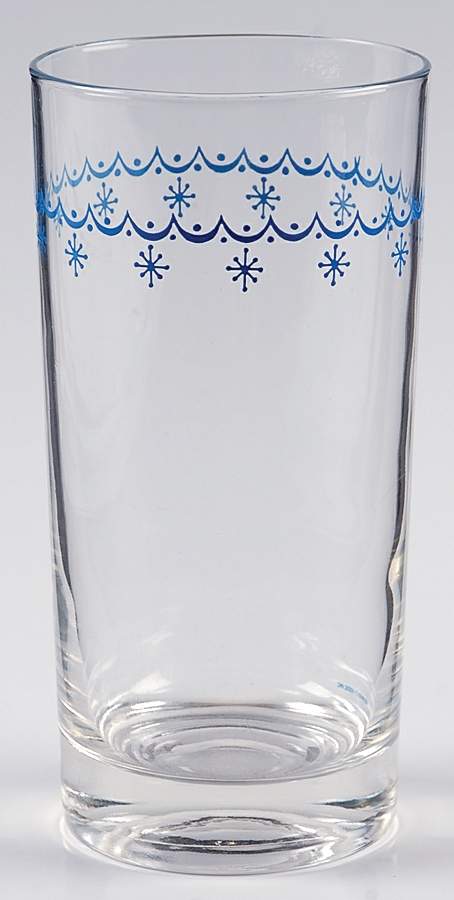 Snowflake Blue (Corelle) 12 Oz Glassware Tumbler by Corning Corelle-1