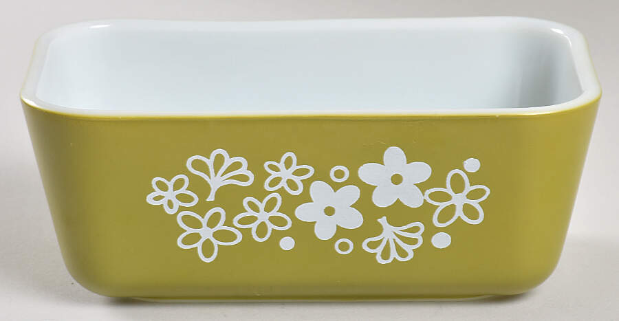 Spring Blossom (Large Flowers) Medium Refrigerator Jar No Lid by Corning Corelle-1