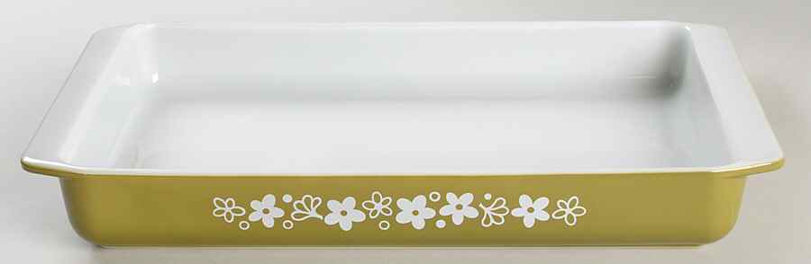 Spring Blossom (Large Flowers) 13"  Rectangular Baker by Corning Corelle-1