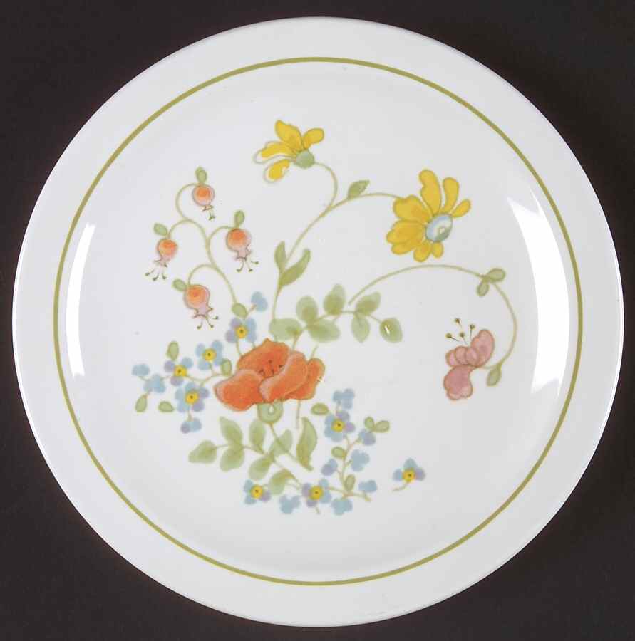 Spring Bouquet Bread & Butter Plate by Corning Corelle-1