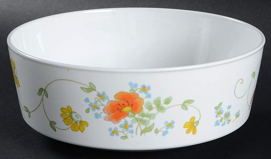 Spring Bouquet 7" Round Vegetable Bowl by Corning Corelle-1