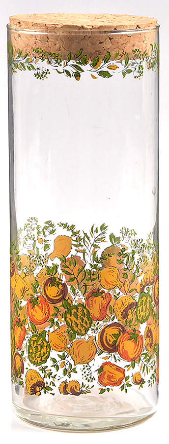 Spice of Life (Centura) 9" Glassware Storage Jar & Lid by Corning Corelle-1