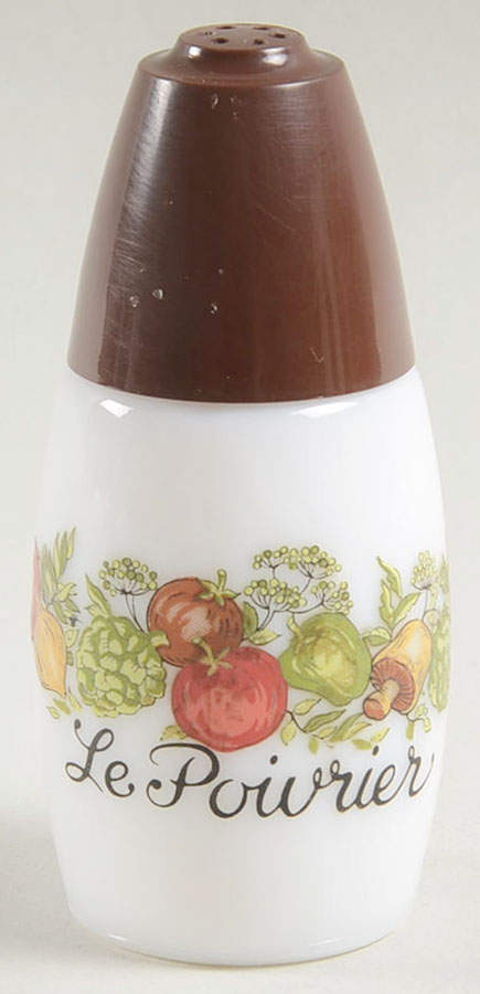Spice of Life (Centura) Pepper Shaker & Lid by Corning Corelle-1