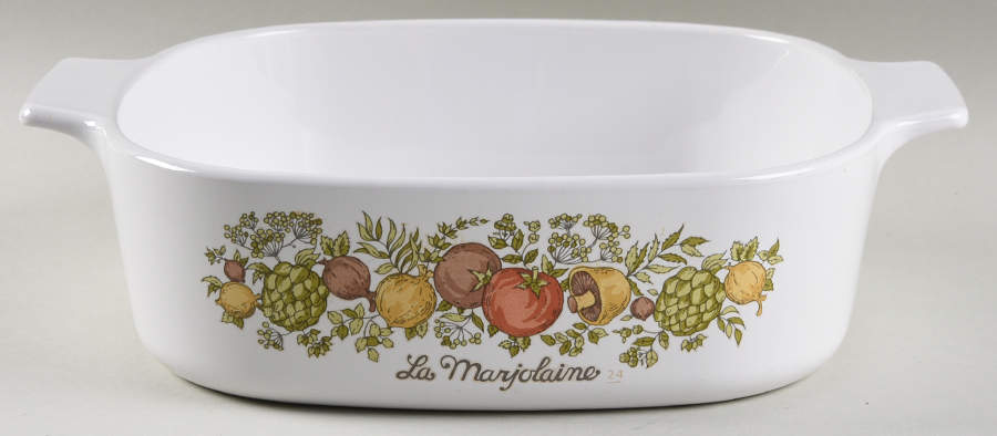 Spice of Life (Centura) 2 Quart Square Casserole No Lid by Corning Corelle-1