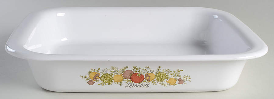 Spice of Life (Centura) 14" Rectangular Roaster by Corning Corelle-1