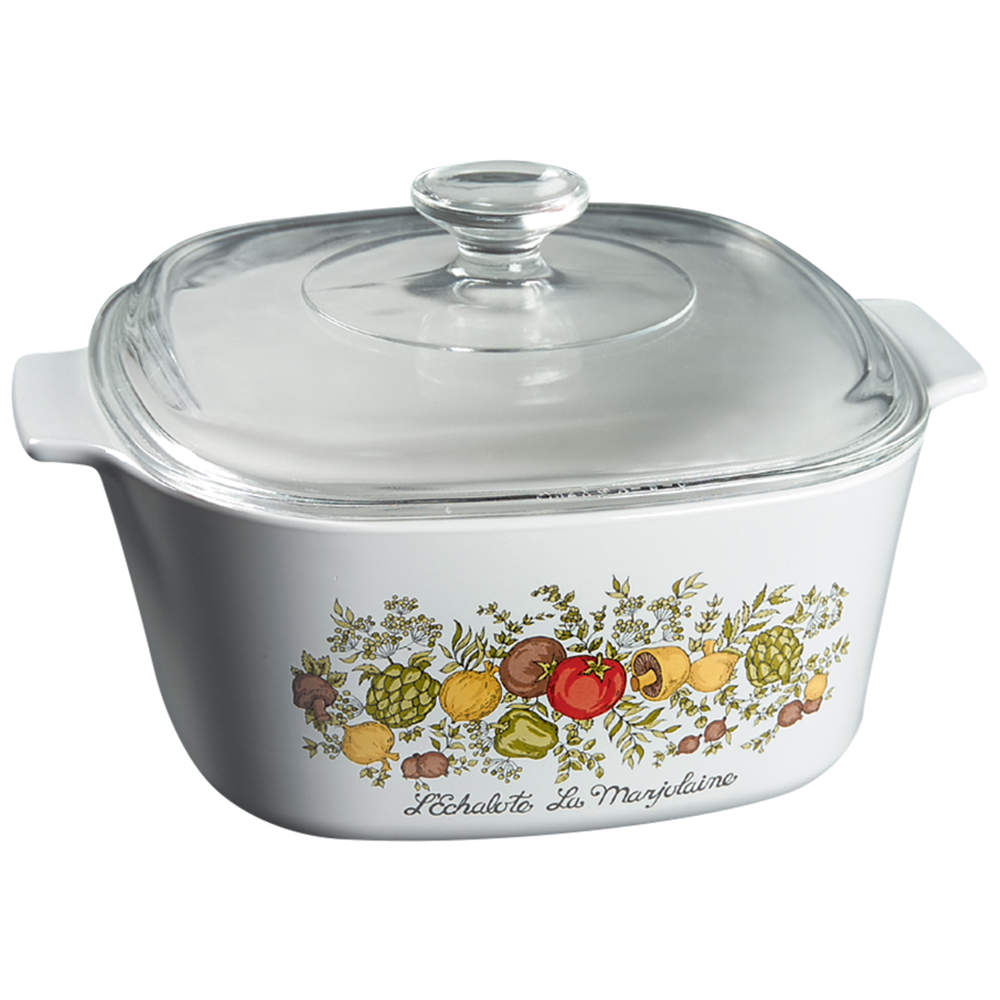 Spice of Life (Centura) 3 Quart Square Casserole with Lid by Corning Corelle-1