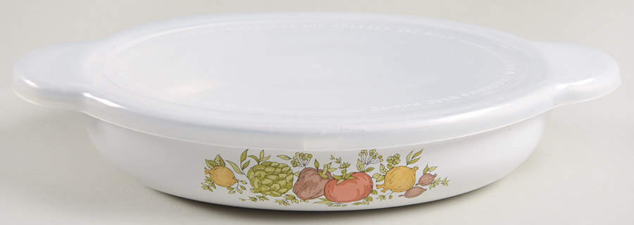 Spice of Life (Centura) 14 Oz Casserette & Plastic Lid by Corning Corelle-1