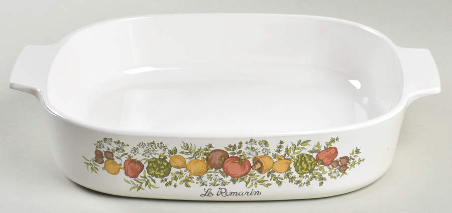 Spice of Life (Centura) 2.5 Quart Square Casserole No Lid by Corning Corelle-1