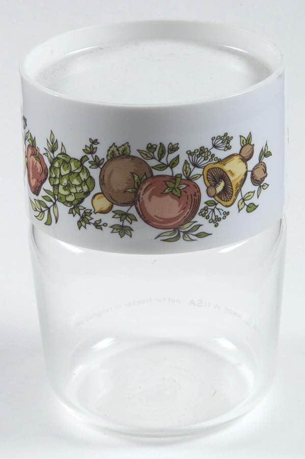 Spice of Life (Centura) 3" Glassware Storage Jar & Lid by Corning Corelle-1