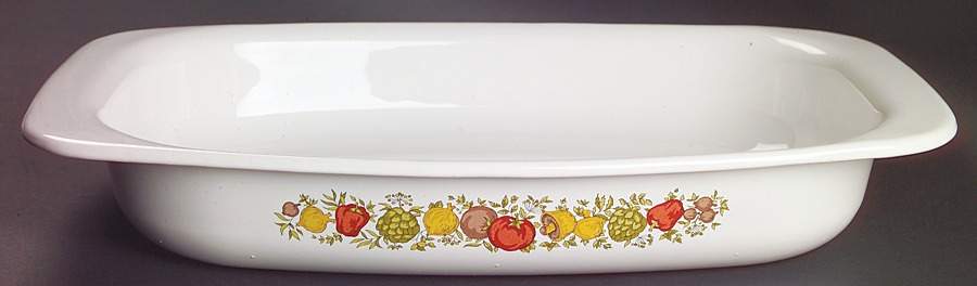Spice of Life (Centura) 15" Rectangular Roaster by Corning Corelle-1