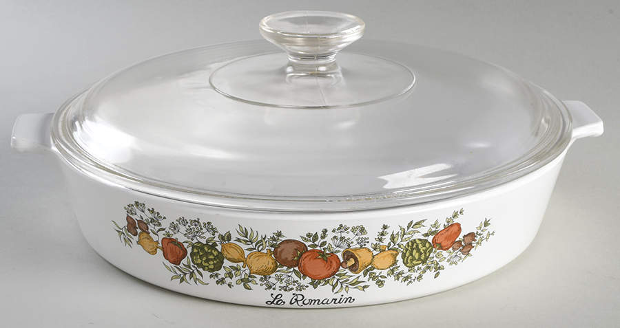 Spice of Life (Centura) 2.5 Qt Round Covered Casserole by Corning Corelle-1