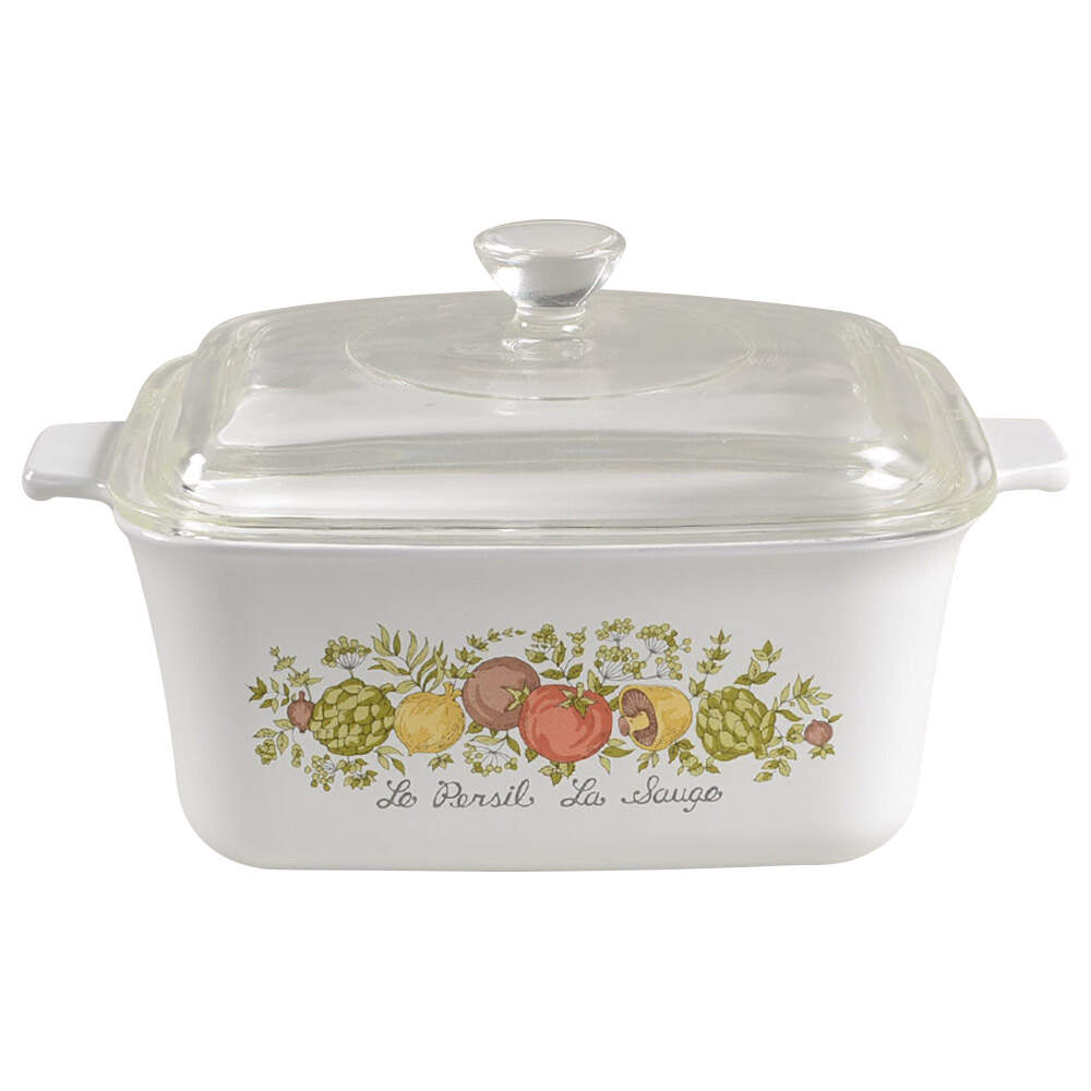 Spice of Life (Centura) 1.5 Quart Rectangular Casserole with Lid by Corning Corelle-1