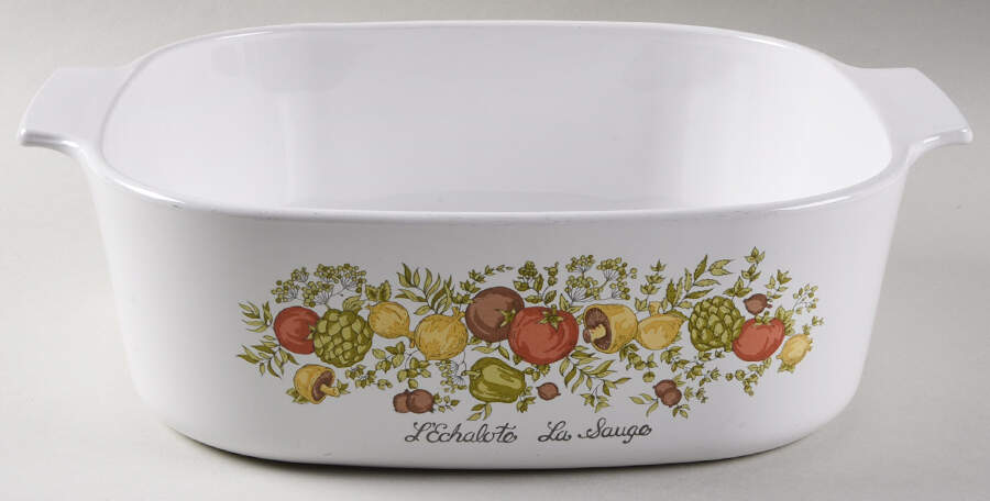 Spice of Life (Centura) 4 Quart Square Casserole No Lid by Corning Corelle-1