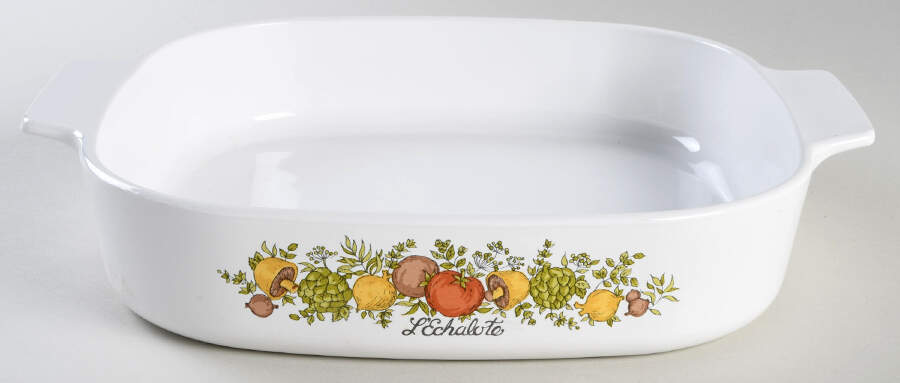 Spice of Life (Centura) 2.5 Quart Square Casserole No Lid by Corning Corelle-1