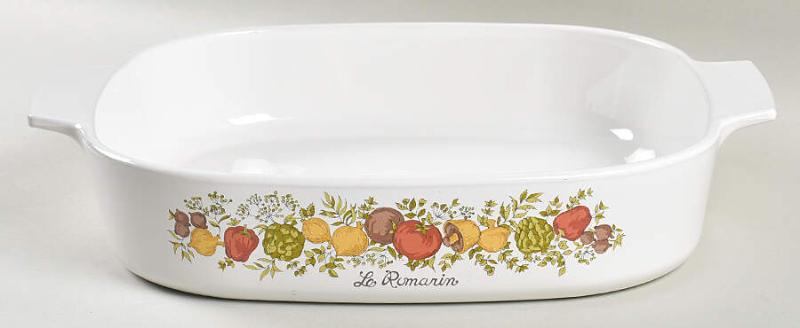 Spice of Life (Centura) 2.5 Quart Square Casserole No Lid by Corning Corelle-1