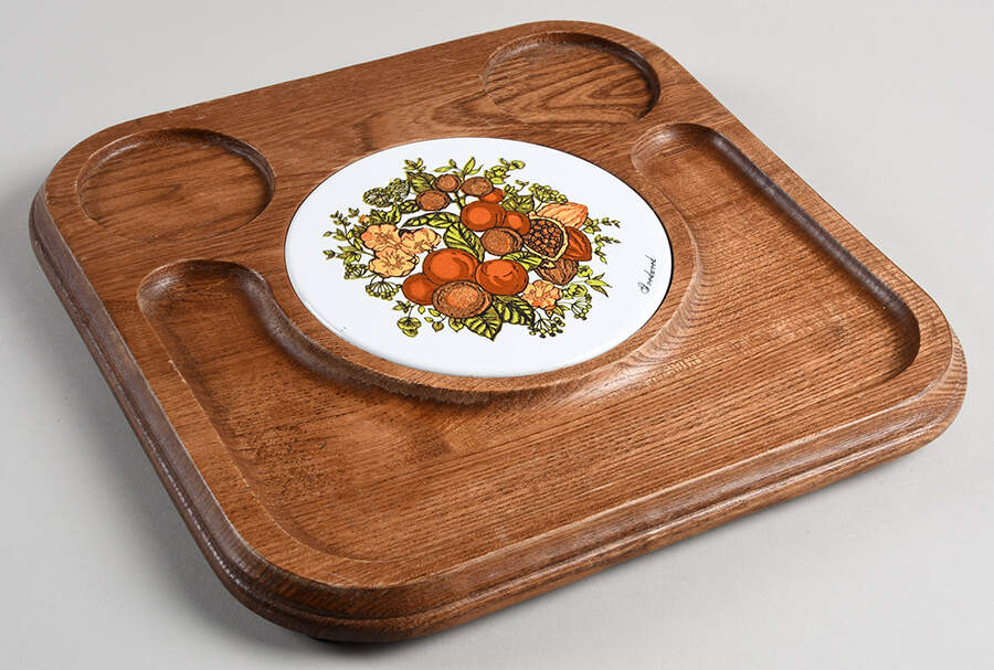 Spice of Life (Centura) Cheese & Cracker Board by Corning Corelle-1