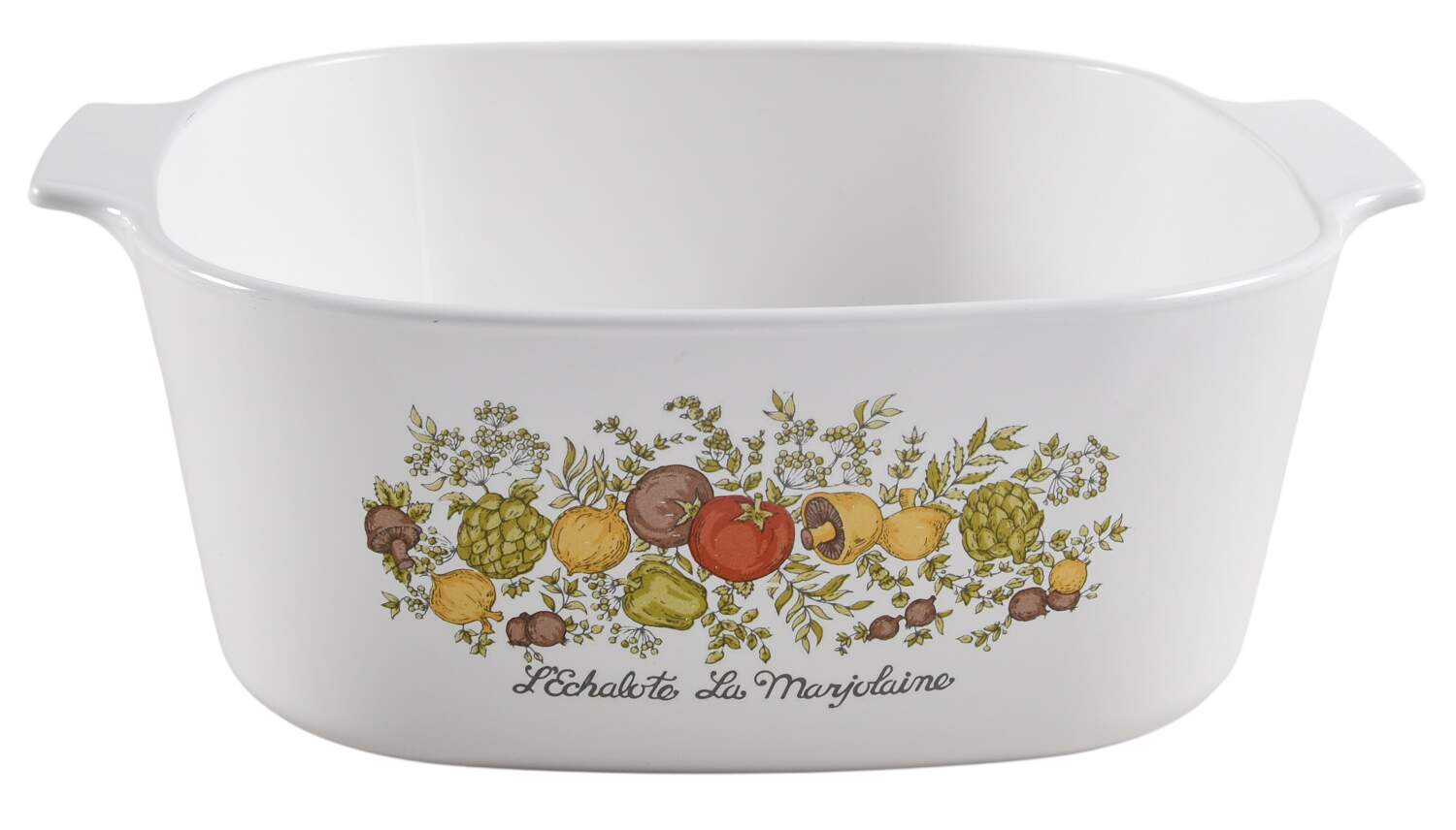 Spice of Life (Centura) 5 Quart Square Casserole No Lid by Corning Corelle-1