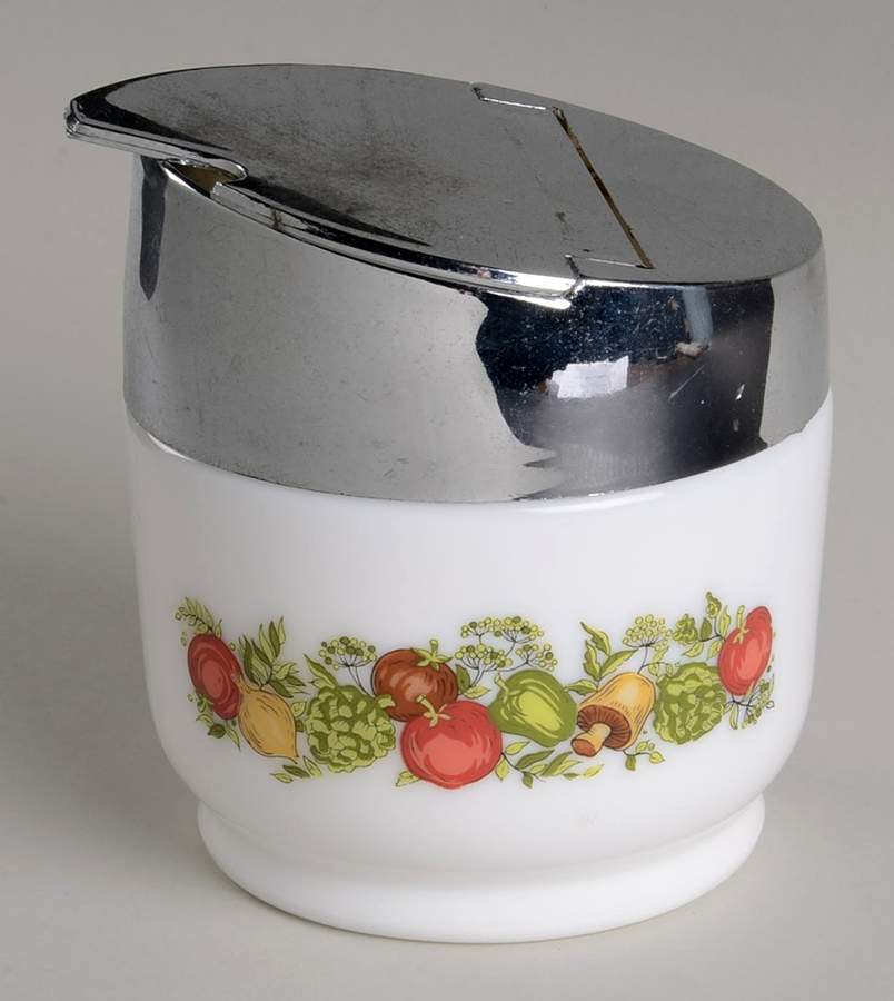 Spice of Life (Centura) Sugar Bowl & Lid by Corning Corelle-1