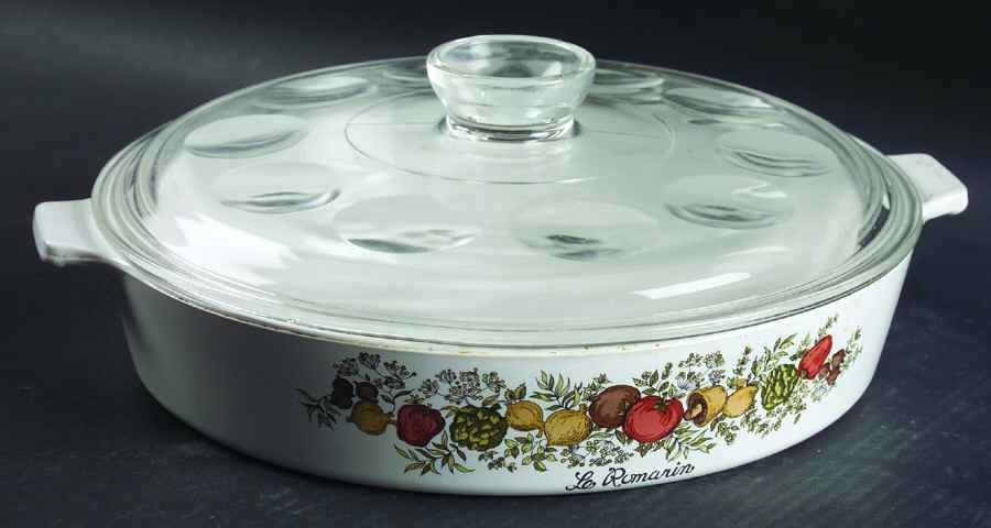 Spice of Life (Centura) 2 Qt Round Covered Casserole by Corning Corelle-1