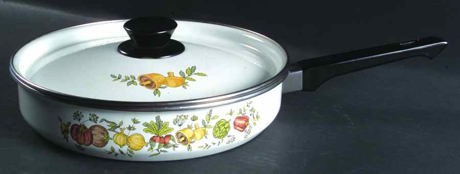 Spice of Life (Centura) 10" Metal Skillet & Lid by Corning Corelle-1
