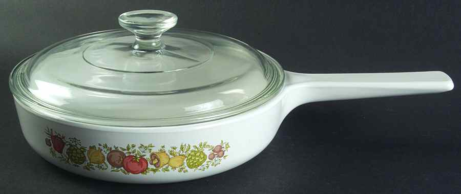 Spice of Life (Centura) 8" Rangetopper Skillet & Glass Lid by Corning Corelle-1
