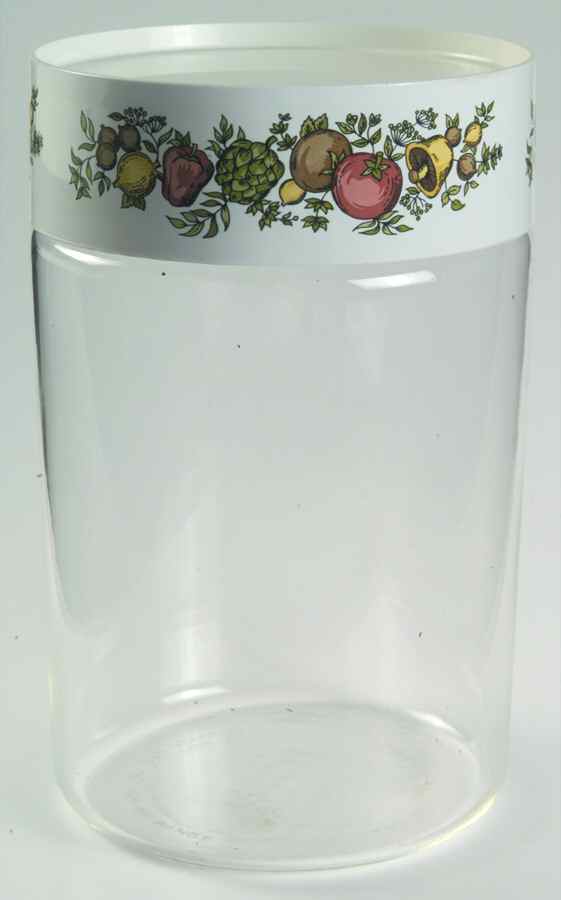 Spice of Life (Centura) 7" Glassware Storage Jar & Lid by Corning Corelle-1