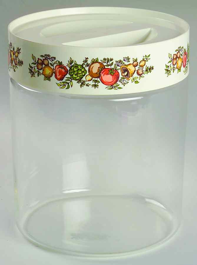 Spice of Life (Centura) 7" Glassware Storage Jar & Lid by Corning Corelle-1