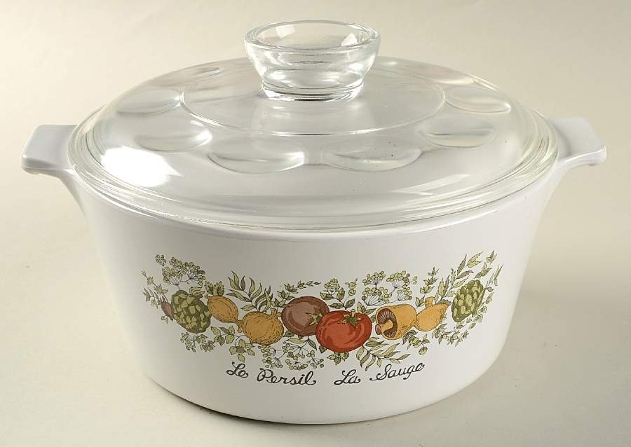 Spice of Life (Centura) 1.75 Qt Round Covered Casserole by Corning Corelle-1