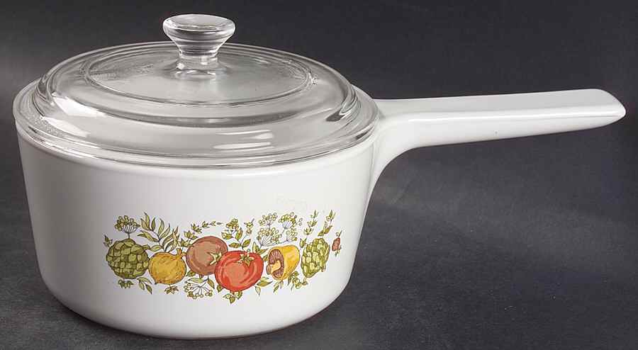 Spice of Life (Centura) Rangetopper 1 Quart Saucepan with Glass Lid by Corning Corelle-1