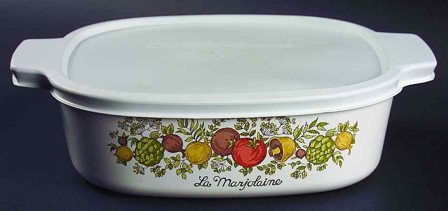 Spice of Life (Centura) 2 Quart Square Casserole with Lid by Corning Corelle-1