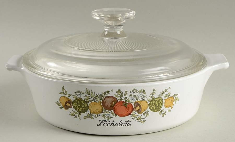 Spice of Life (Centura) 1 Qt Round Covered Casserole by Corning Corelle-1